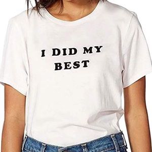 ban.do Women I Did My Best tee shirt